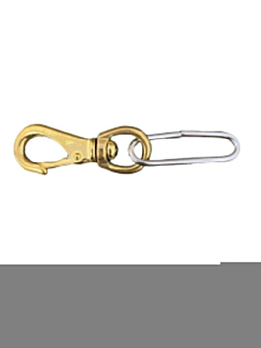 #2 Brass Swivel Hook with Belt Ring | Spear Gods