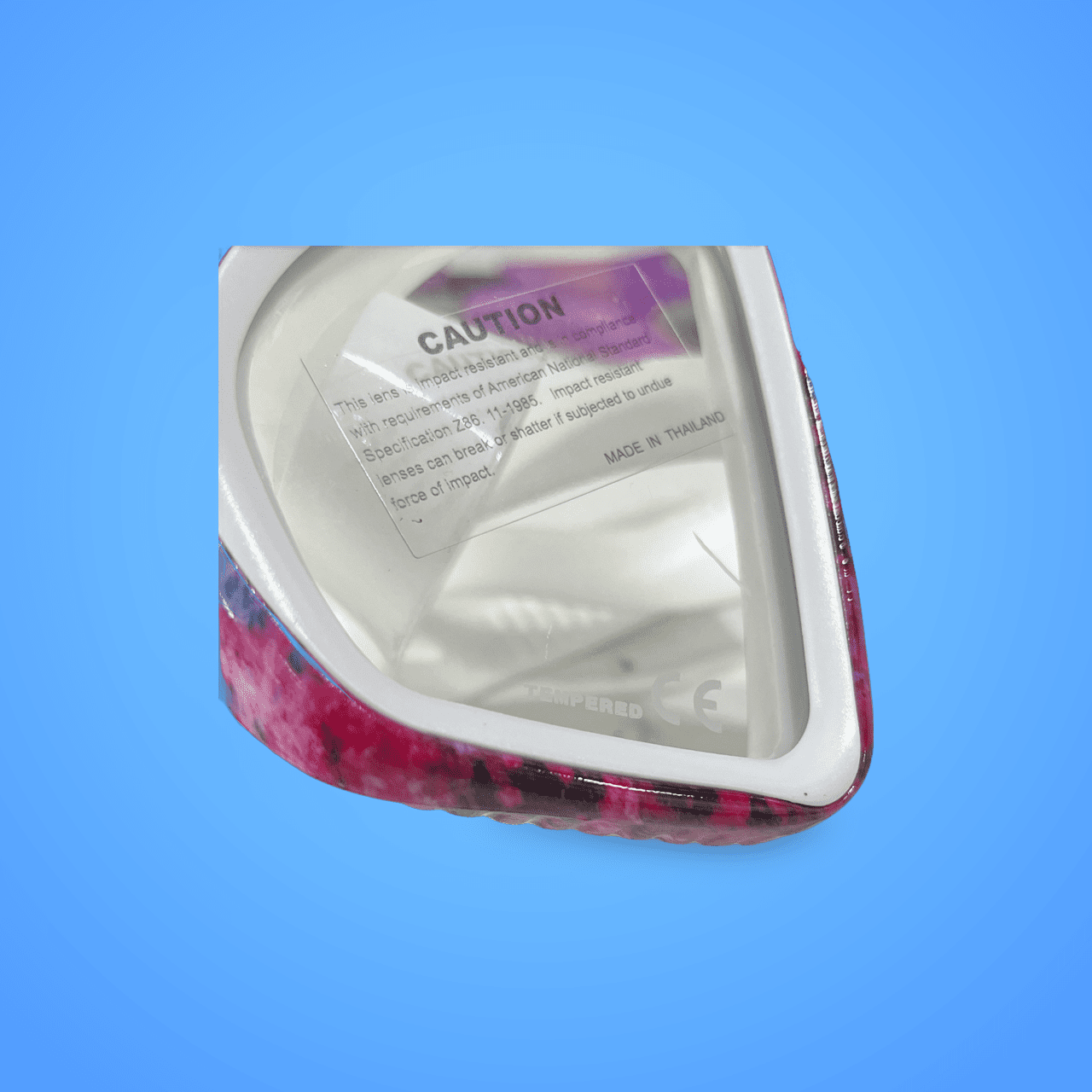 Apnea Mask, Pink Camo and White | Spear Gods