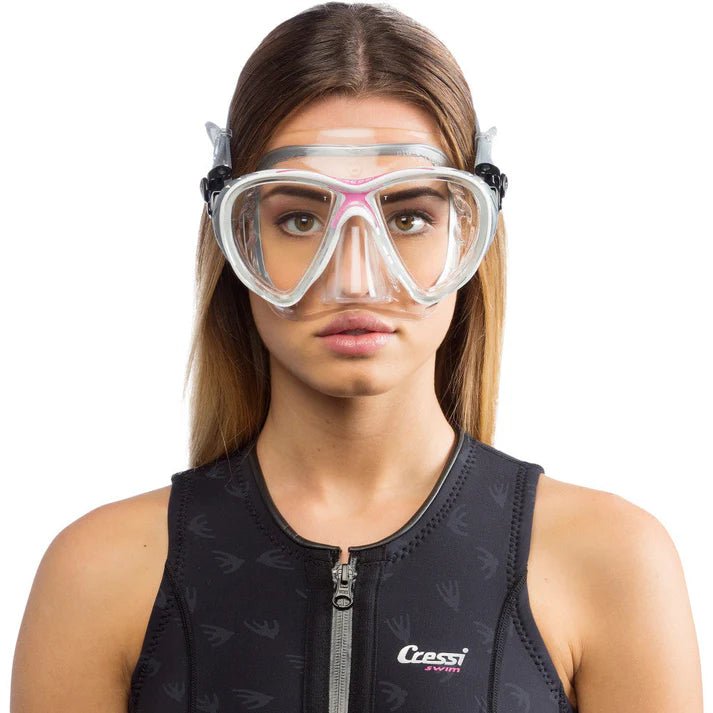 Cressi Big Eyes Evolution Crystal Mask - Pink | Spear Gods