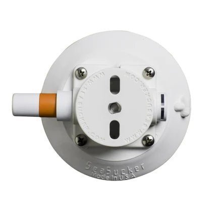 4.5" SeaSucker Vacuum Mount, White | Spear Gods