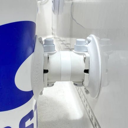 6" Double Tap SeaSucker Vacuum Mount, White | Spear Gods