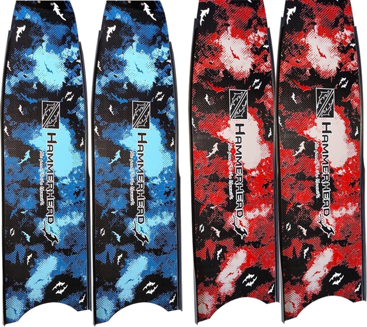 Hammerhead Carbon Fiber Fins | Spear Gods