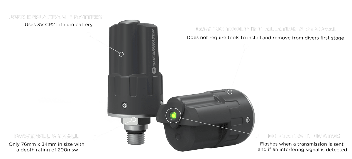 Shearwater Swift Transmitter | Spear Gods