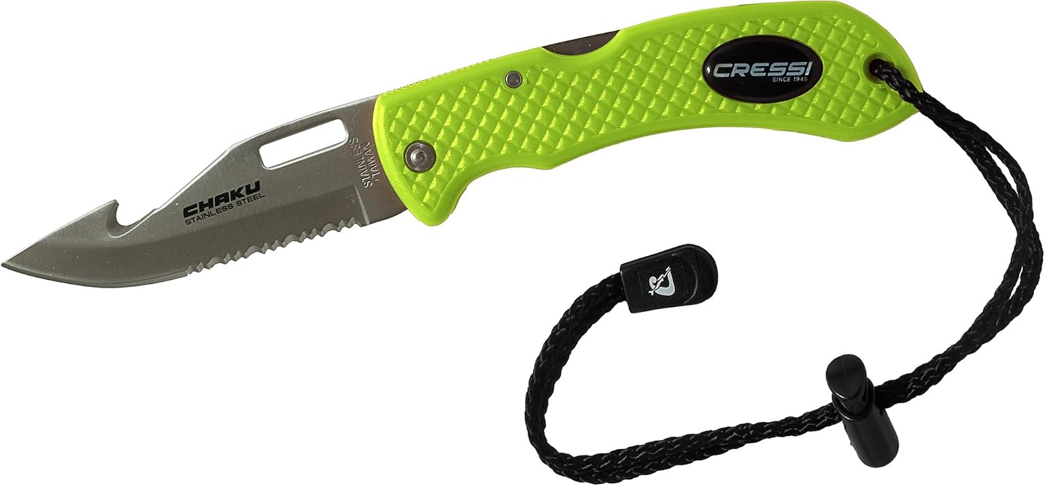 Cressi Stainless Steel Folding Chaku Knife | Spear Gods