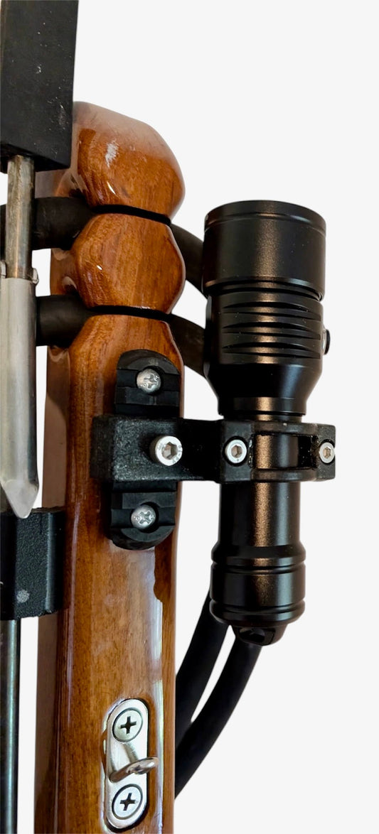 Flashlight Holder with Picatinny rail | Spear Gods