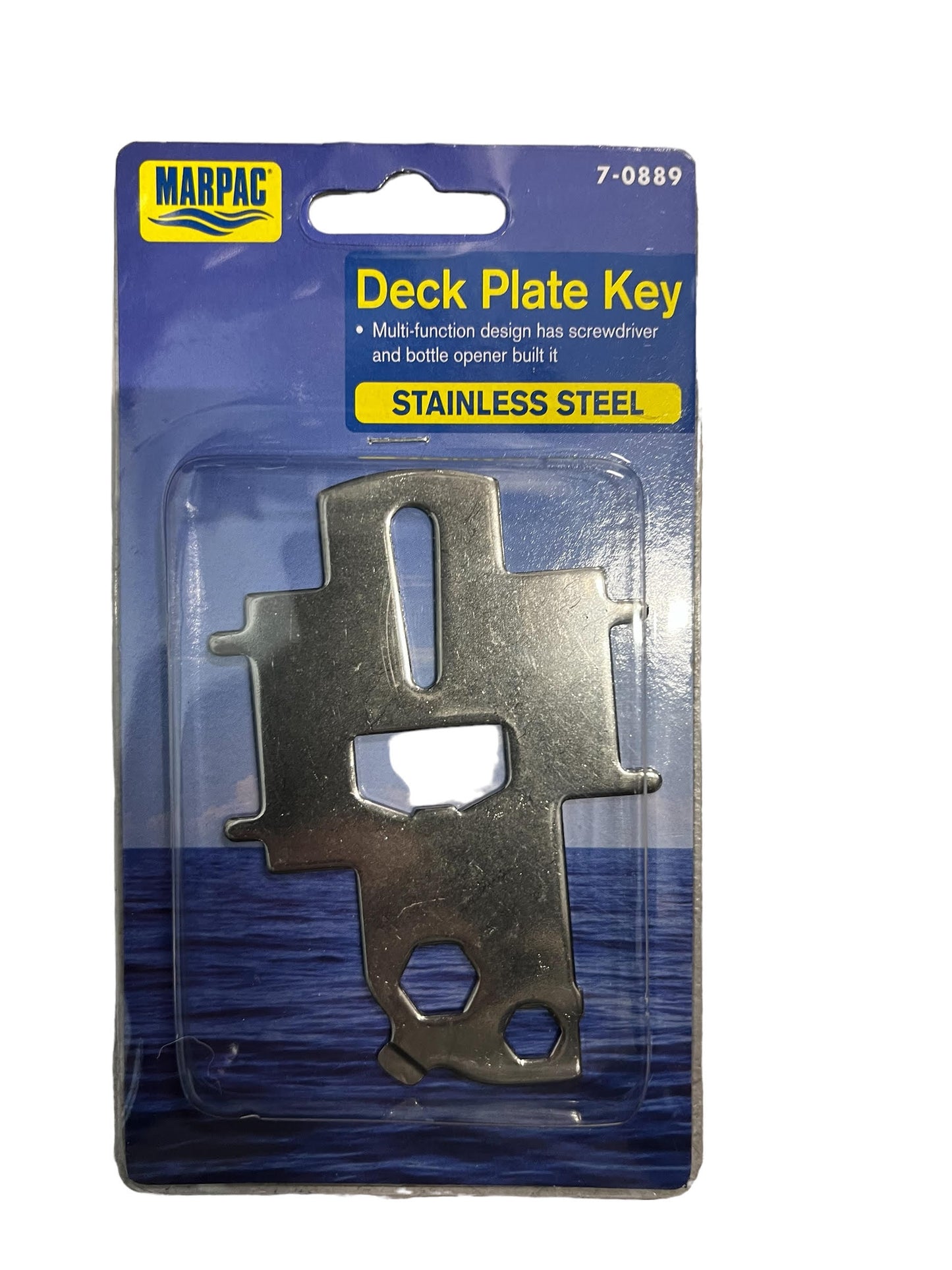 Universal deck plate or gas cap key