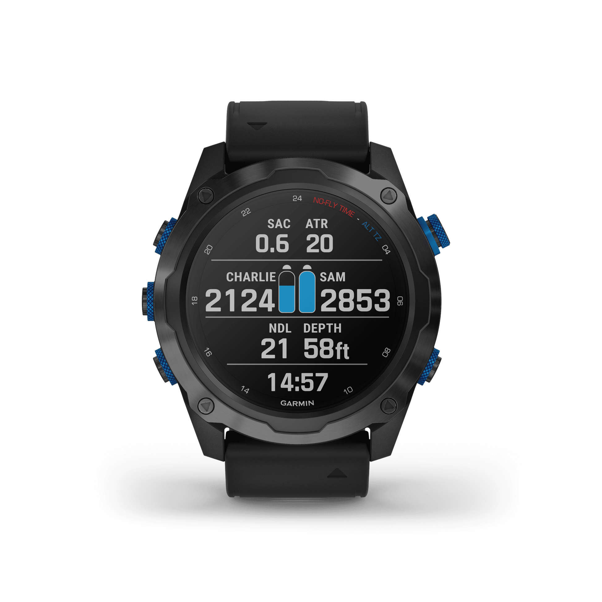 Garmin dive top